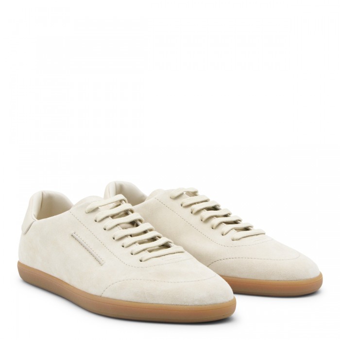 LIGHT BEIGE LEATHER SNEAKERS 2