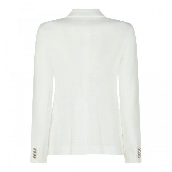 WHITE VISCOSE BLAZER 2