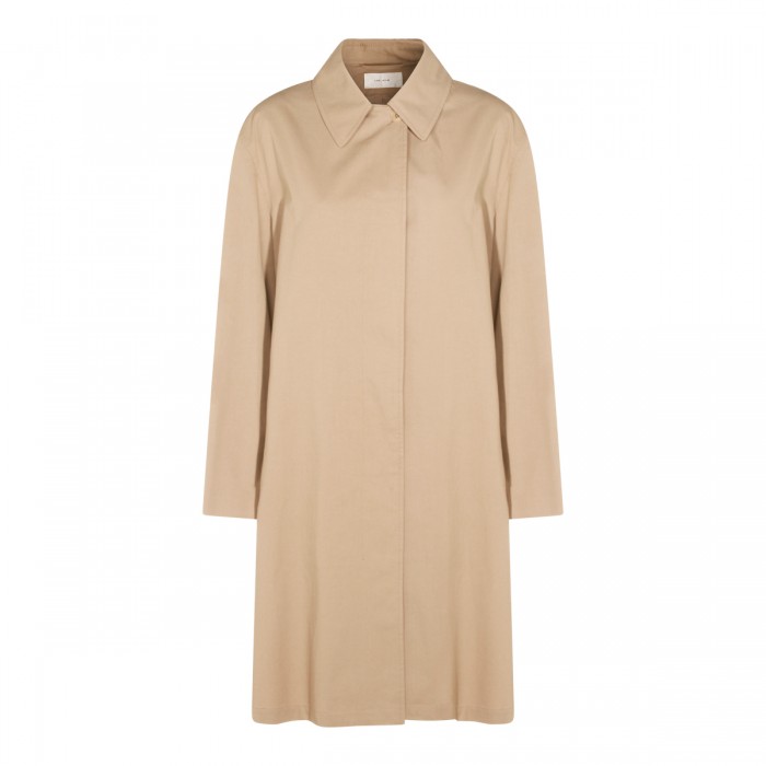 BEIGE WOOL DAYTON TRENCH COAT