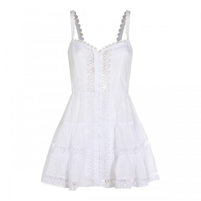 WHITE COTTON DRESS