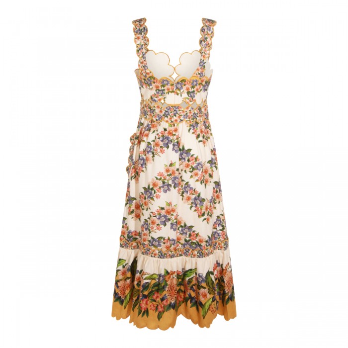 MULTICOLOR LINEN DRESS 2