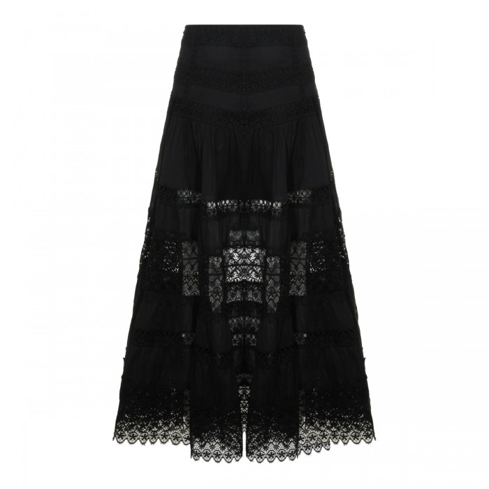 BLACK COTTON SKIRT 2