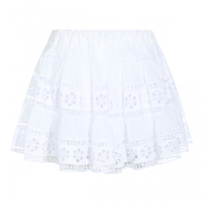 WHITE COTTON SKIRT 2