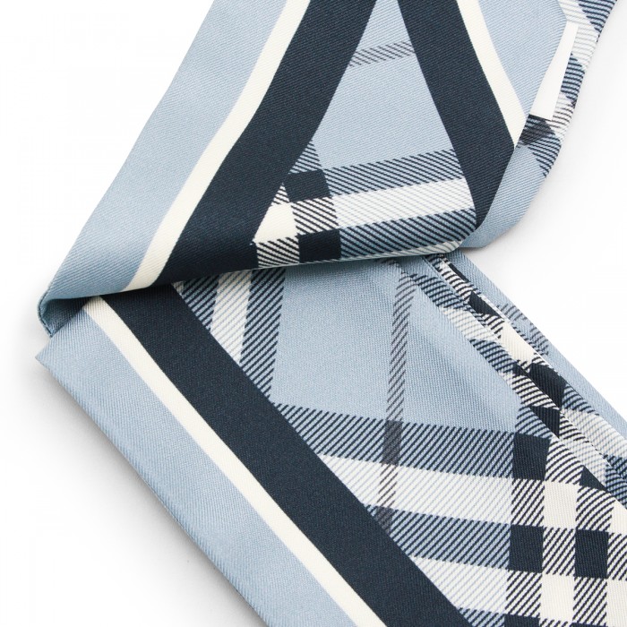 BLUE SILK SCARF 2