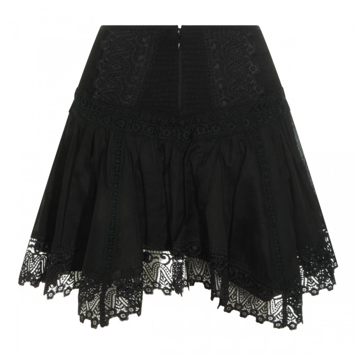 BLACK COTTON SKIRT 2