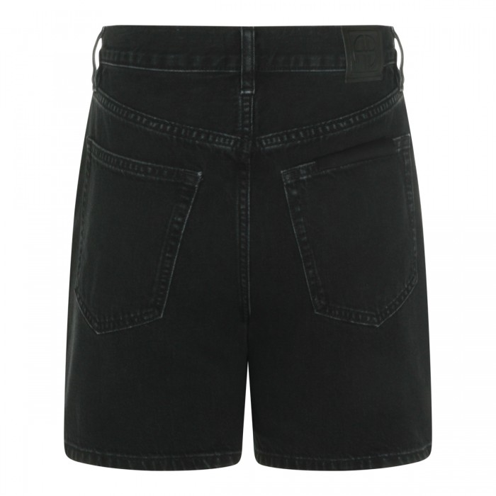 BLACK COTTON SHORTS 2