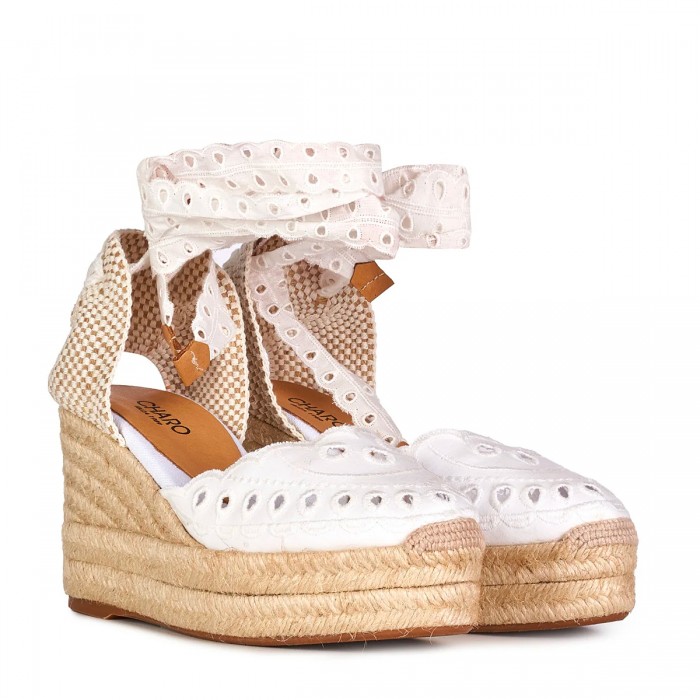 WHITE RAFFIA ESPADRILLAS 2