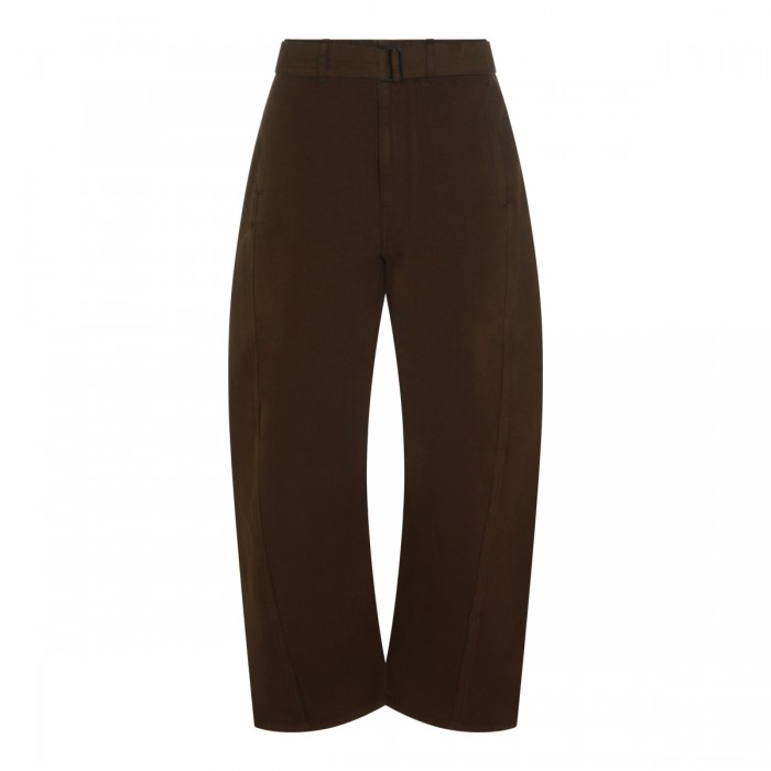 DARK BROWN LEATHER PANTS