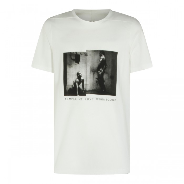 WHITE COTTON T-SHIRT