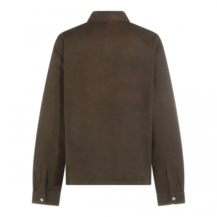 BROWN COTTON ZIP FRONT... 2