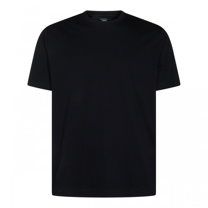 DARK BLUE COTTON T-SHIRT