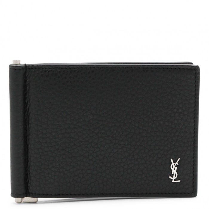 BLACK LEATHER WALLET