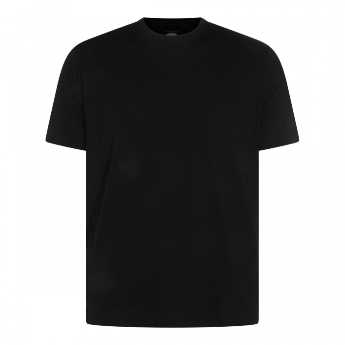 BLACK COTTON T-SHIRT