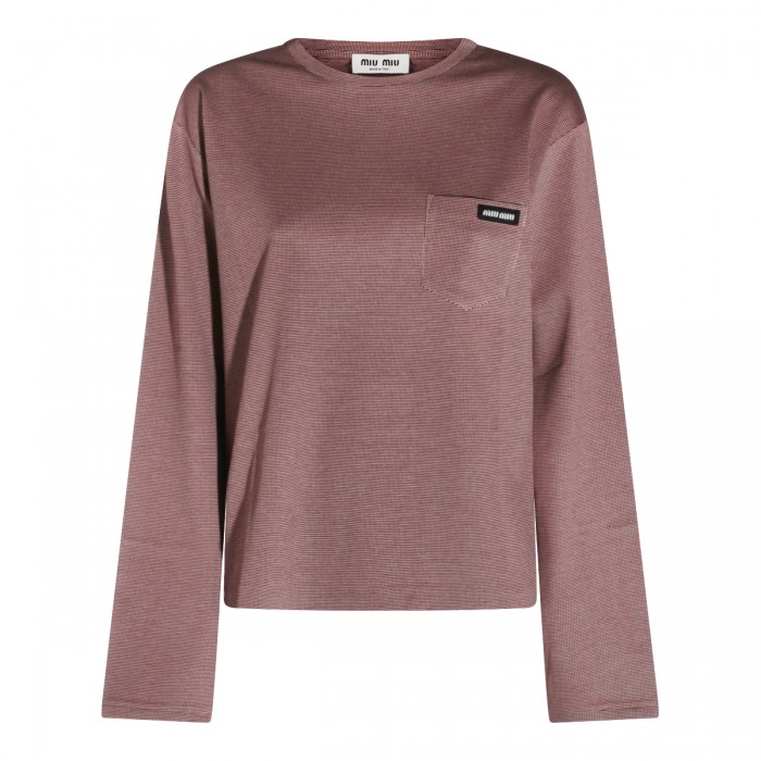 PURPLE COTTON T-SHIRT