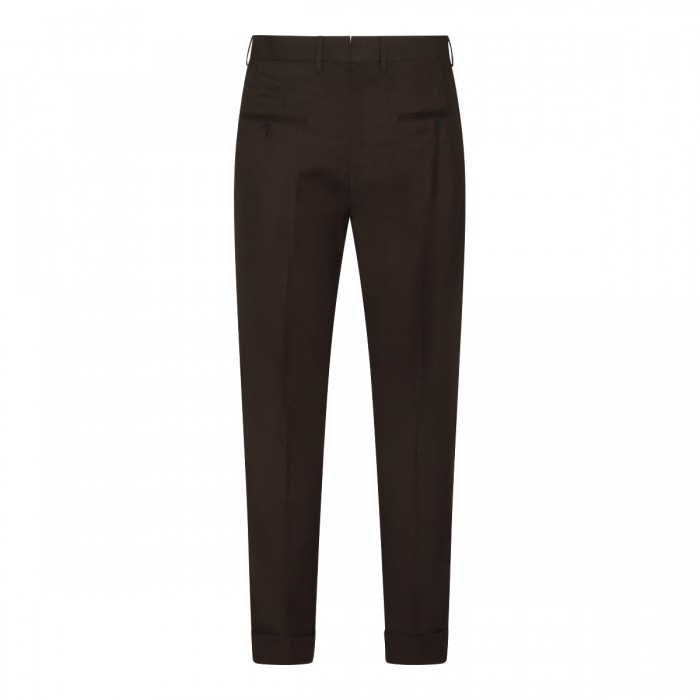 BROWN COTTON PANTS 2