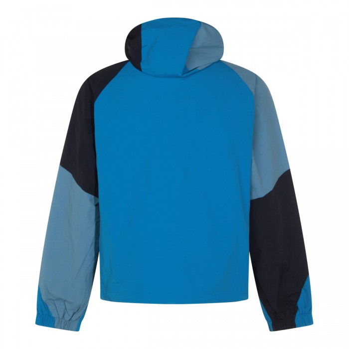 BLUE NYLON CASUAL JACKET 2