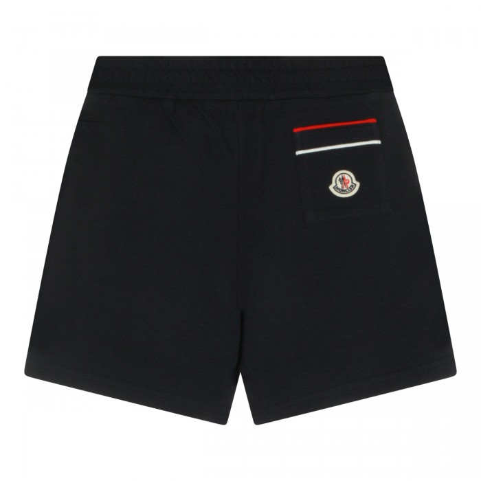 NAVY COTTON SHORTS 2