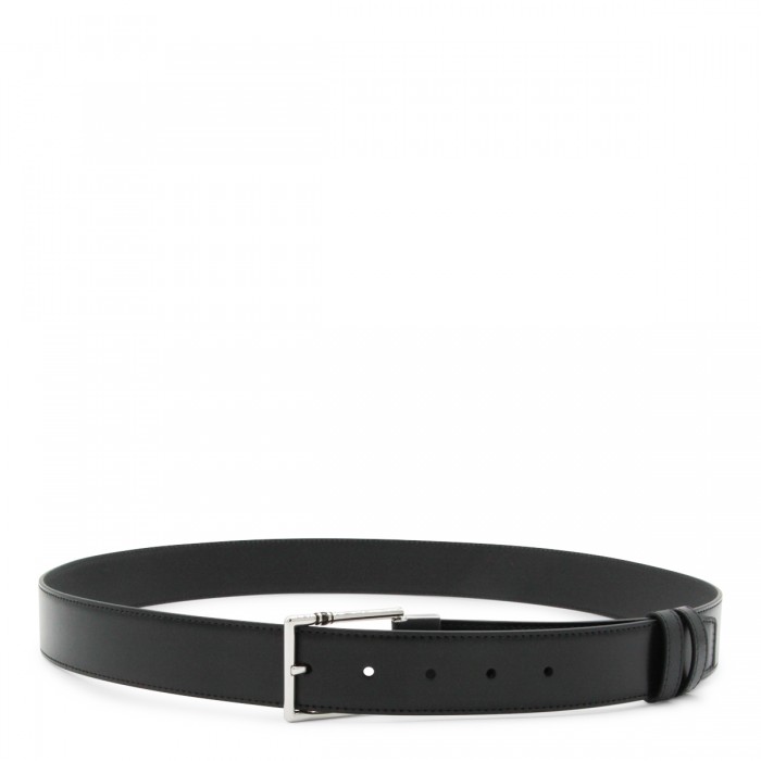 BLACK LEATHER BELT