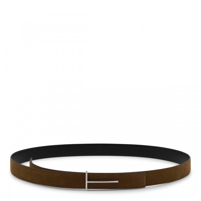 TOBACCO SUEDE BELT 