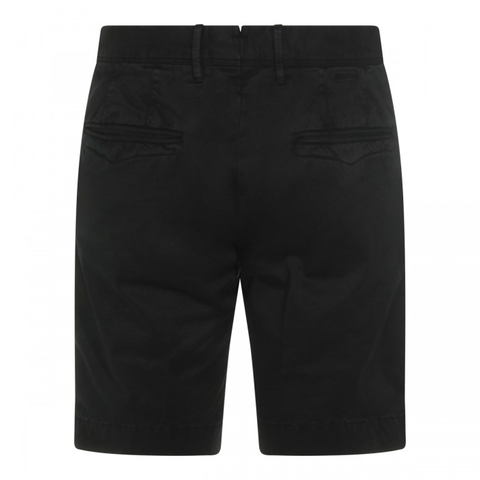 BLUE COTTON STRETCH SHORTS 2