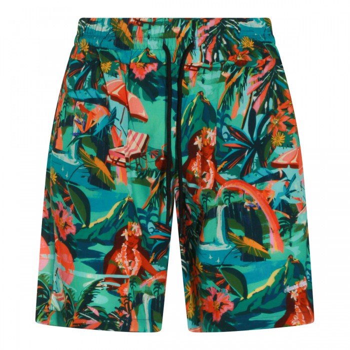 MULTICOLOR VISCOSE SHORTS