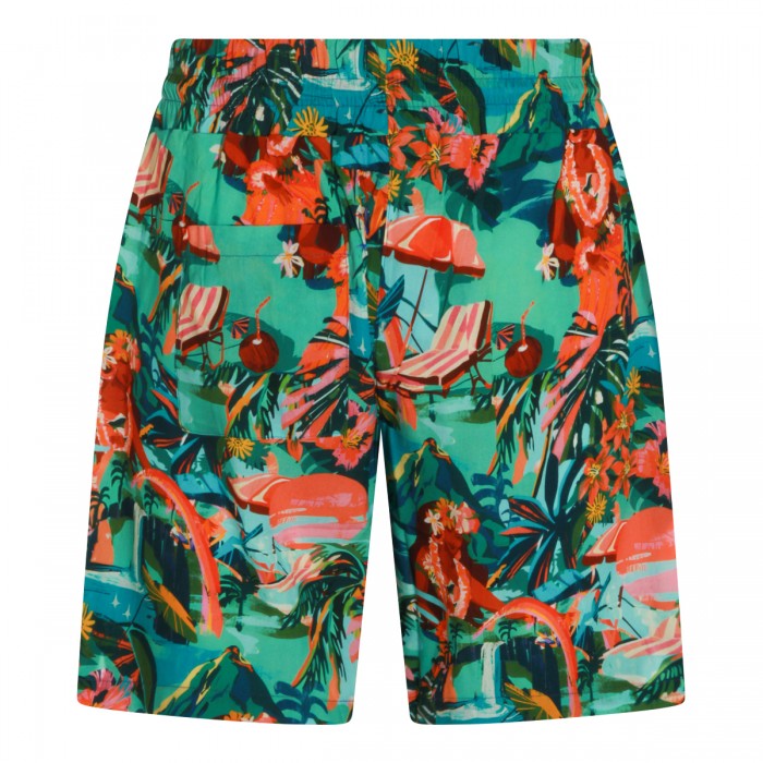 MULTICOLOR VISCOSE SHORTS 2