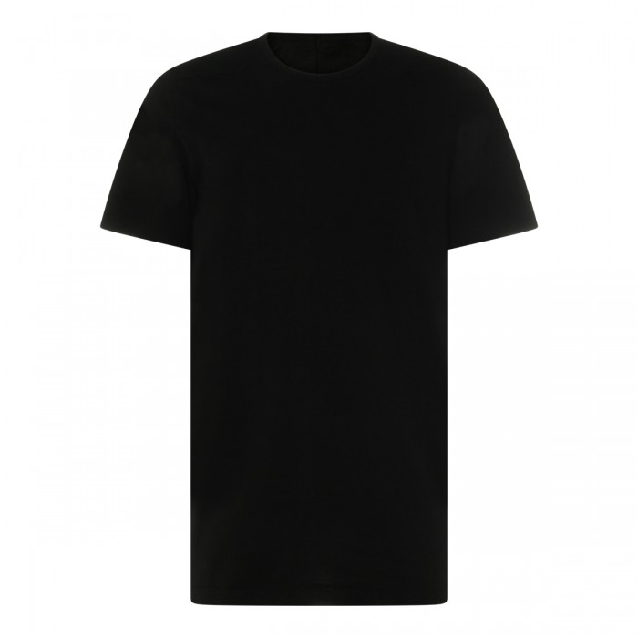BLACK COTTON LEVEL T-SHIRT