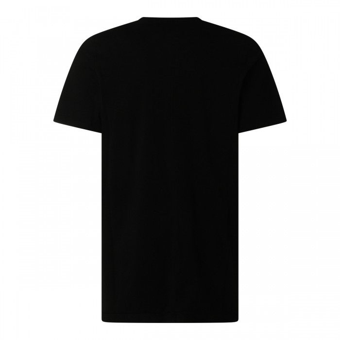 BLACK COTTON LEVEL T-SHIRT 2