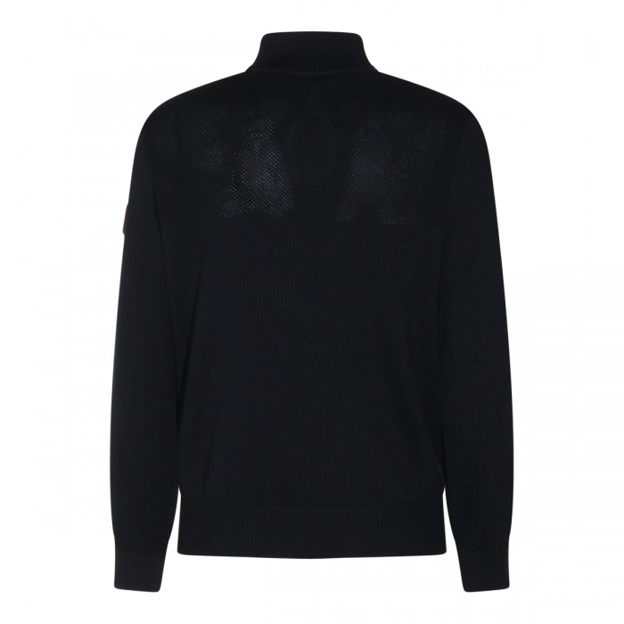 DARK BLUE WOOL KNITWEAR 2