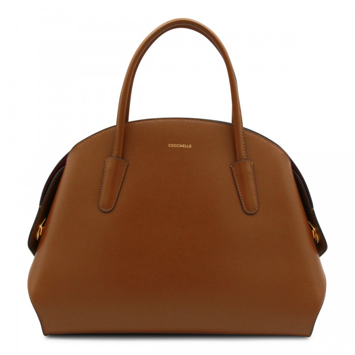 COGNAC LEATHER TYLDE TOP...