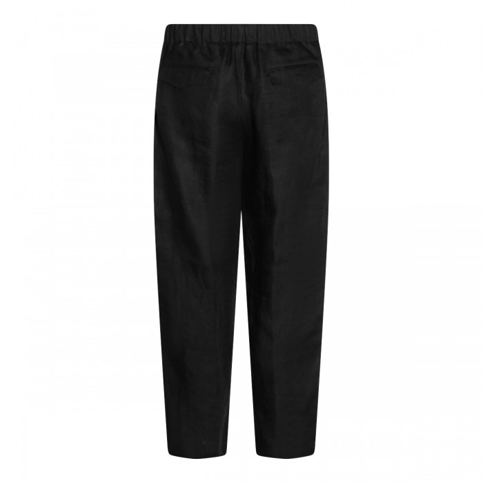 BLACK LINEN PANTS 2