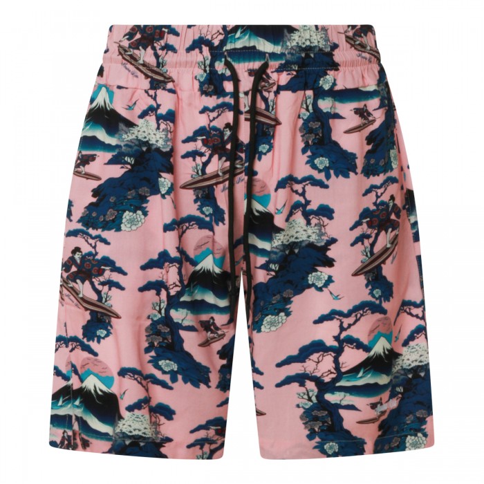 PINK VISCOSE MULTICOLOR...