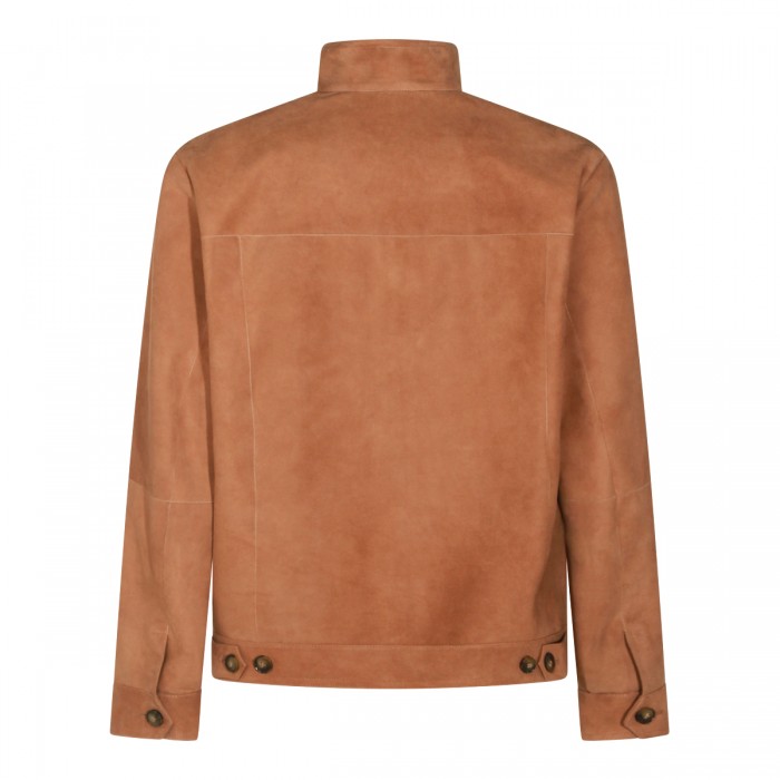 LIGHT BROWN LEATHER JACKET 2