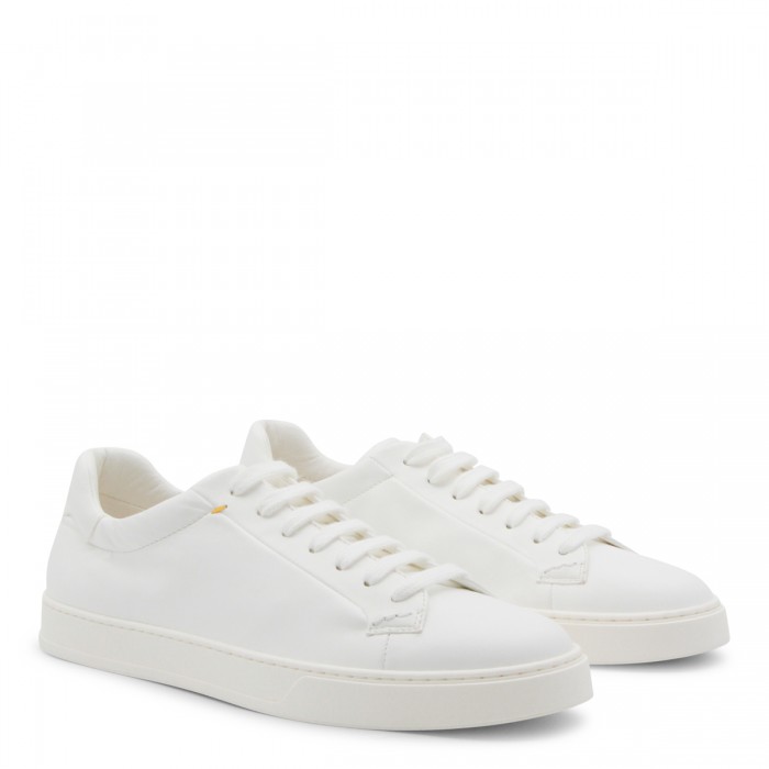 WHITE LEATHER SNEAKERS 2