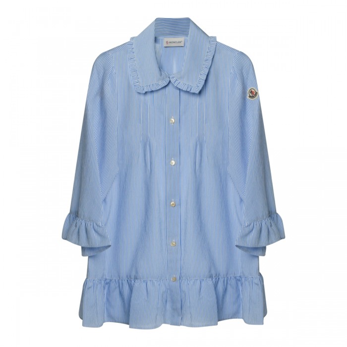 LIGHT BLUE VISCOSE DRESS