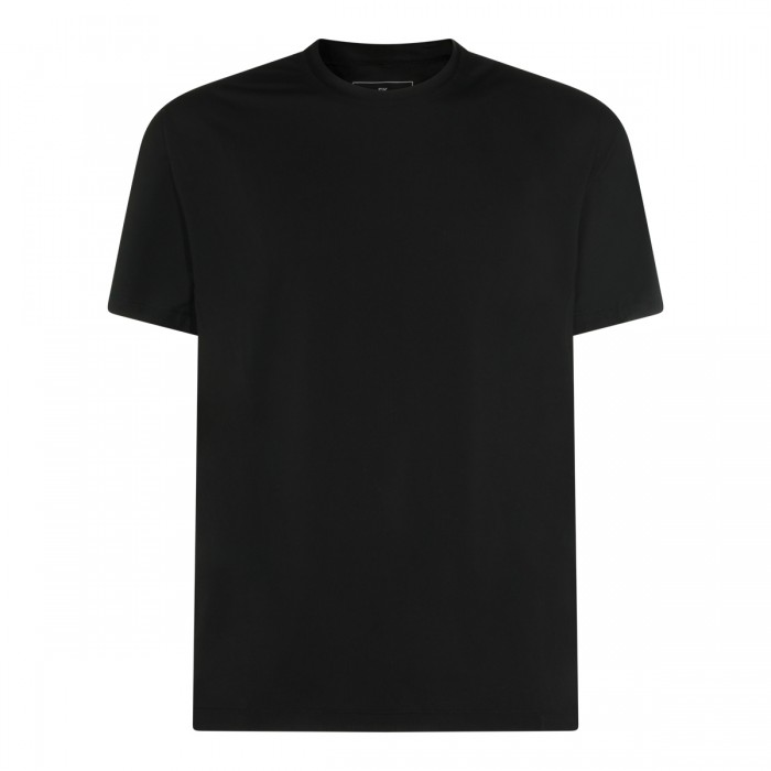 BLACK COTTON T-SHIRT