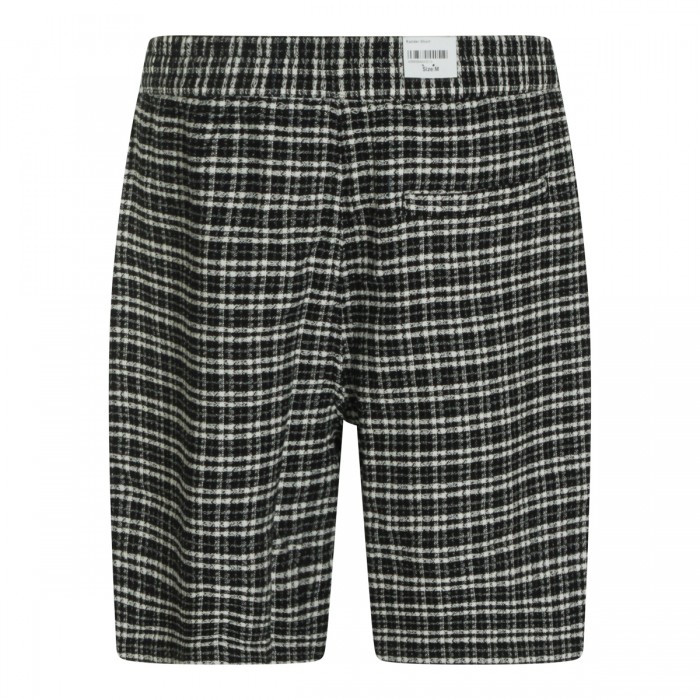 MULTICOLOR CHECK COTTON SHORTS 2