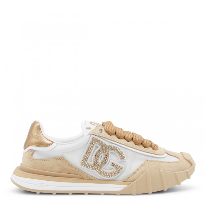 WHITE AND BEIGE DG ATHLETIC...