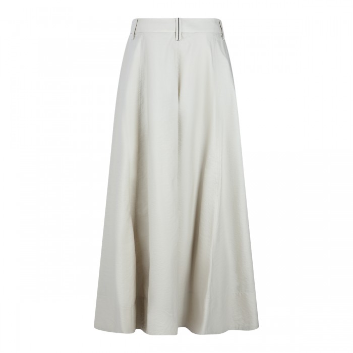 QUARZ COTTON BLEND WIDE PANTS 2