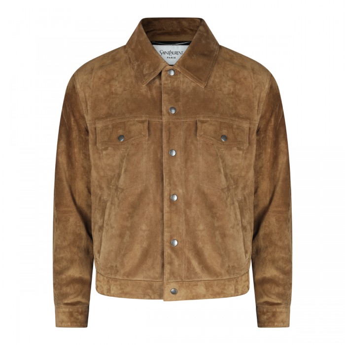 TOBACCO SUEDE JACKET