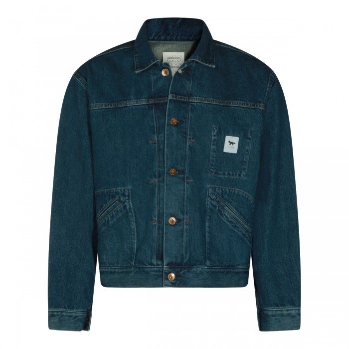 FADED INDIGO DENIM JACKET