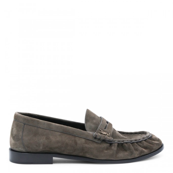 DARK BROWN LEATHER LOAFERS