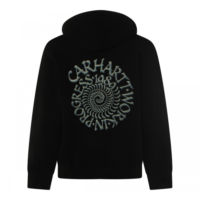 BLACK COTTON SWEATSHIRT 2