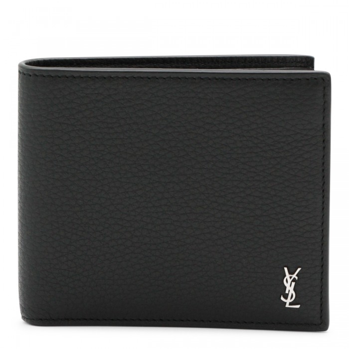 BLACK LEATHER WALLET