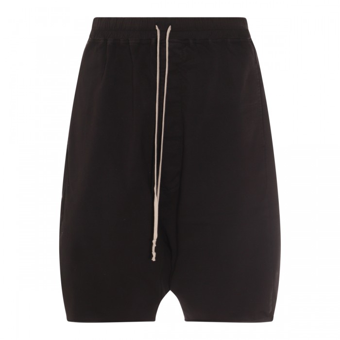 BLACK COTTON SHORTS