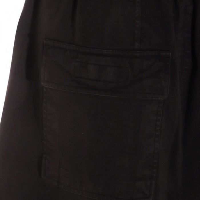 BLACK COTTON SHORTS 2