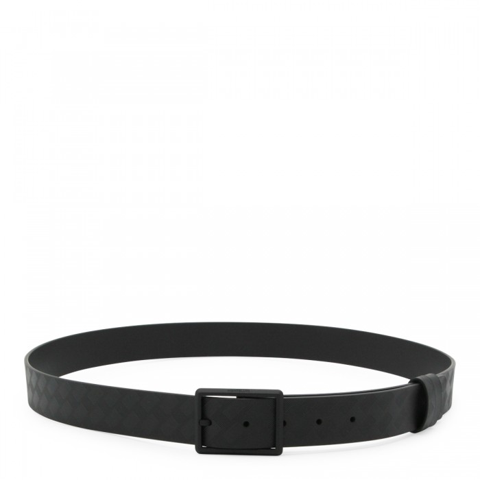BLACK LEATHER BELT
