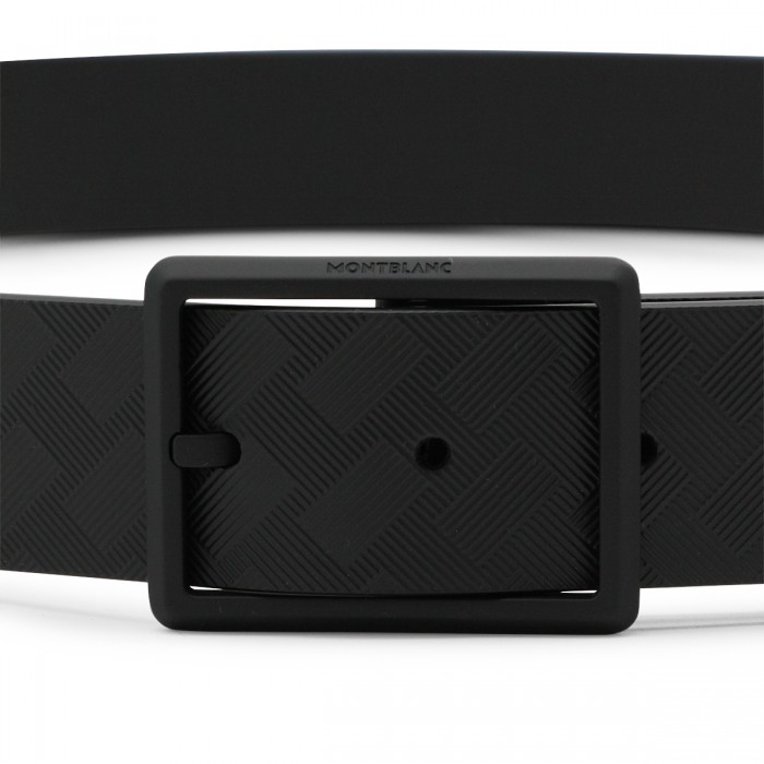 BLACK LEATHER BELT 2