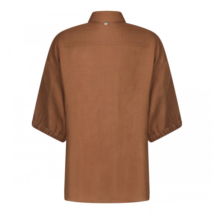BROWN VISCOSE AND LINEN... 2