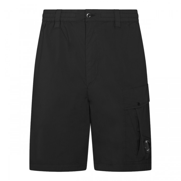 BLACK COTTON SHORTS